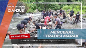 Mengenal Tradisi Marak dalam Mencari Ikan di Sungai Kampung Adat Miduana di Cianjur  