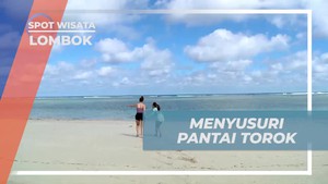 Berlibur dan Bermain di Pantai Torok, Lombok, Bersama Selebriti  