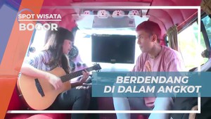 Berdendang Asik di Dalam Angkot Saat Berkeliling Sentul, Bogor  