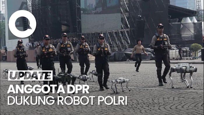 Video Anggota DPR Dukung Robot Anjing K9 Polri: Inovasi Itu Penting