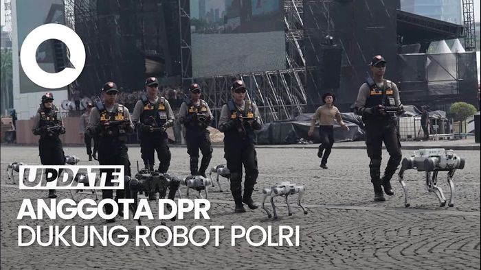 Video Anggota DPR Dukung Robot Anjing K9 Polri: Inovasi Itu Penting