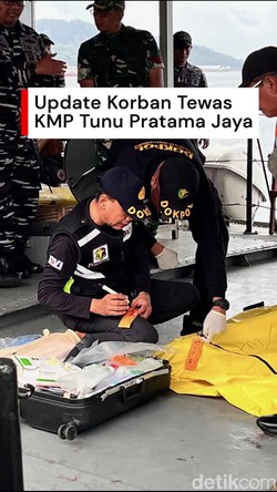 Video Komisi V DPR: Korban Tewas KMP Tunu Pratama 9 Orang, 27 Hilang