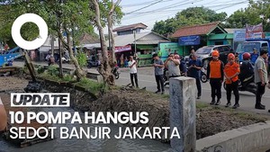 Video Jakarta Kebanjiran, 10 Pompa Pengendali Hangus Kerja Nonstop