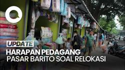 Video: Respons Pedagang Pasar Barito soal Rencana Direlokasi