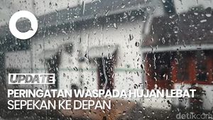 Video: Sederet Daerah yang Berpotensi Dilanda Hujan Lebat Sepekan ke Depan