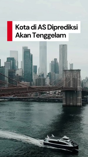 Video: Sejumlah Kota Besar di AS Diprediksi Akan Tenggelam