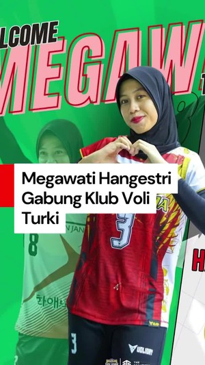 Video: Markas Baru Megawati Hangestri, Kini Gabung Klub Voli Turki