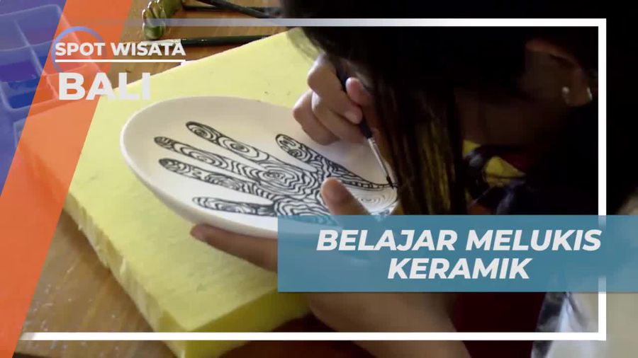 Menggambar dan Melukis Keramik untuk Menyalurkan Kreativitas di Bali  