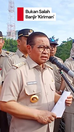 Video Pramono Tak Mau Salahkan Bogor Soal Banjir Kiriman: Ini Given