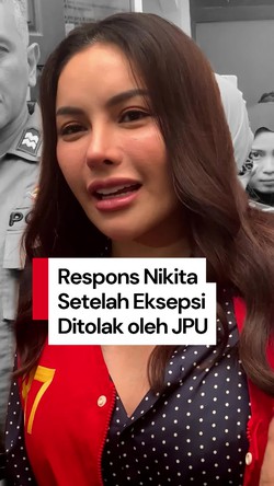 Video: Reaksi Nikita Mirzani Setelah Eksepsi Kasus Pemerasan Ditolak Jaksa