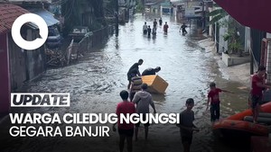 Video Walkot Tangerang Sebut 2.800 Warga Ngungsi gegara Banjir Ciledug