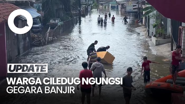 Video Walkot Tangerang Sebut 2.800 Warga Ngungsi gegara Banjir Ciledug