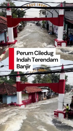 Video: Perumahan Ciledug Indah Tangerang Terendam Banjir