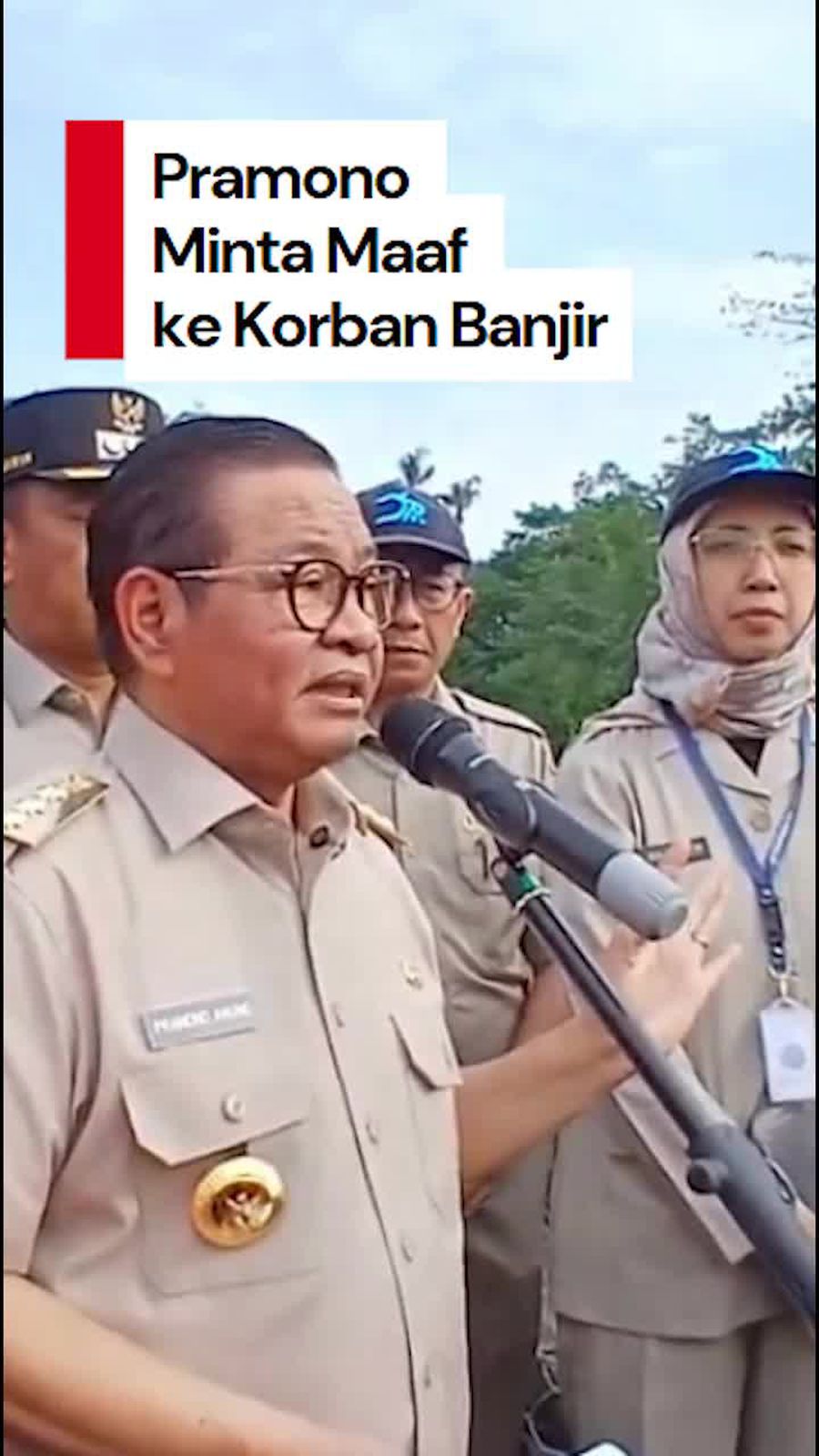 Video Permintaan Maaf Pramono karena Masih Ada Warga Terdampak Banjir