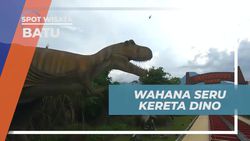 Menggali Sensasi Wahana Kereta Dino yang Menghidupkan Suasana Jaman Dinosaurus di Batu  