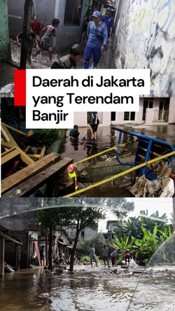 Video: 67 RT di Jakarta Terendam Banjir Pada Selasa Dini Hari