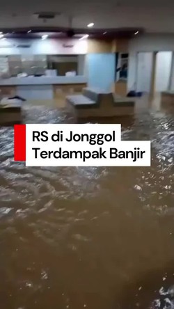 Video: Banjir Masuk RS di Jonggol, Penerimaan Pasien Ditutup Sementara