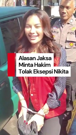 Video: Jaksa Minta Hakim Tolak Eksepsi Nikita Mirzani