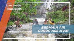 Bermain Air Seru di Curug Aseupan yang Menyegarkan di Cianjur  
