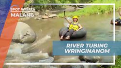 Mendapatkan Briefing dan Memakai Pakaian Keselamatan untuk Menikmati River Tubing di Malang  