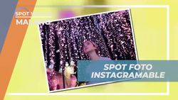 Mengambil Foto Instagramable di Spot Cantik Malang Night Paradise  