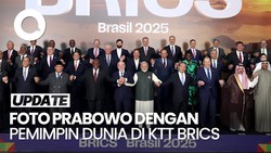 Video: Momen Prabowo Foto Bareng Pemimpin Dunia di KTT BRICS Brasil