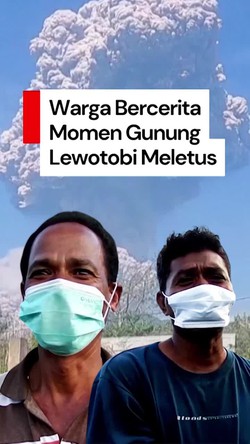 Video: Cerita Warga saat Gunung Lewotobi Meletus Lagi