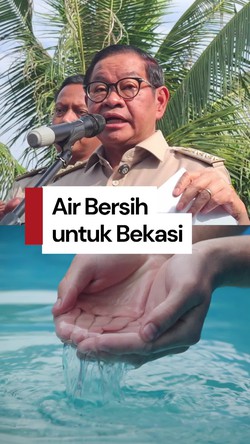 Video: Jakarta Akan Salurkan Air Bersih untuk Bekasi