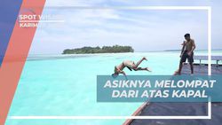 Melepaskan Kegembiraan dengan Melompat dari Kapal di Karimun Jawa  