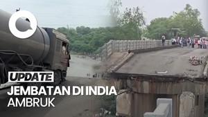 Video: Jembatan di India Ambruk, 10 Orang Tewas