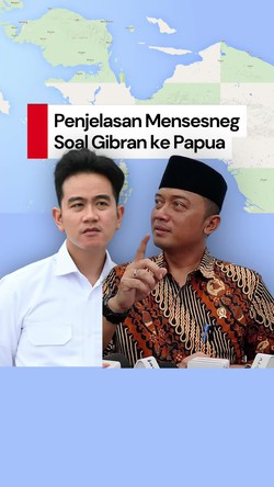 Video: Mensesneg Luruskan Kabar Prabowo Tugaskan Gibran Berkantor di Papua