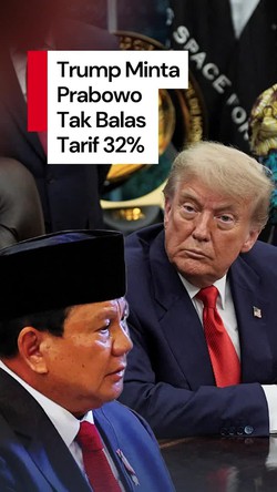 Video Peringatan Trump ke Prabowo: Jangan Balas Tarif 32%!