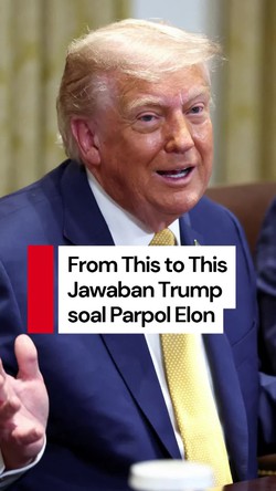 Video Awalnya Bilang Konyol, Kini Trump Puji Rencana Elon Bikin Parpol