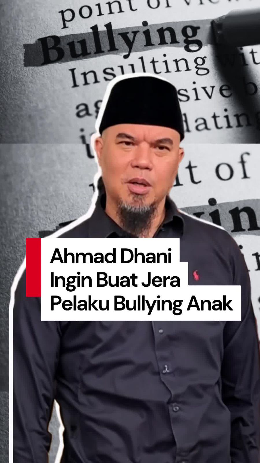 Video: Laporkan Kasus Bullying Anaknya, Ahmad Dhani Ingin Pelaku Jera