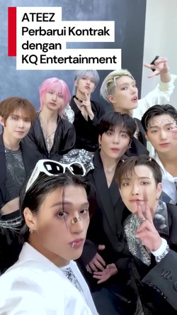 Video ATEEZ Perpanjang Kontrak dengan KQ Ent., Berlaku Sampai 7 Tahun