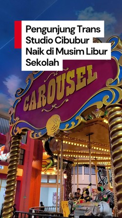 Video: Pengunjung Trans Studio Cibubur Naik 30% di Musim Libur Sekolah 