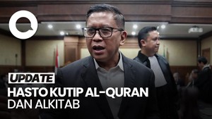 Video: Momen Hasto Kutip Al-Quran dan Alkitab di Sidang Pleidoi