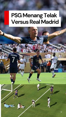  Video: PSG Bantai Real Madrid 4-0 di Semifinal Piala Dunia Antarklub