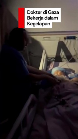 Video: Pilu, RS di Gaza Gelap Gulita-Alat ICU Nyaris Lumpuh