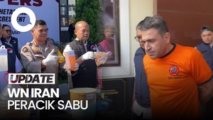 Video: Ditangkap! Ini Tampang WN Iran Peracik Sabu Jaringan Internasional