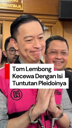 Video: Tom Lembong Mengaku Kecewa Dengan Tuntutan yang Mejeratnya