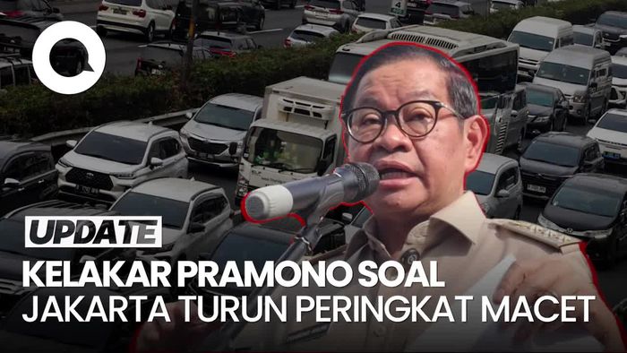 Video Kelakar Pramono Jakarta Peringkat 5 Macet: Jangan-jangan Surveinya Rabu