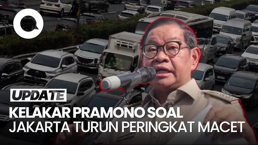 Video Kelakar Pramono Jakarta Peringkat 5 Macet: Jangan-jangan Surveinya Rabu