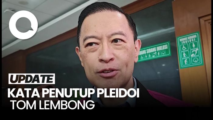 Video: Selesai Baca Pleidoi, Tom Lembong Minta Dibebaskan dari Jerat Hukum