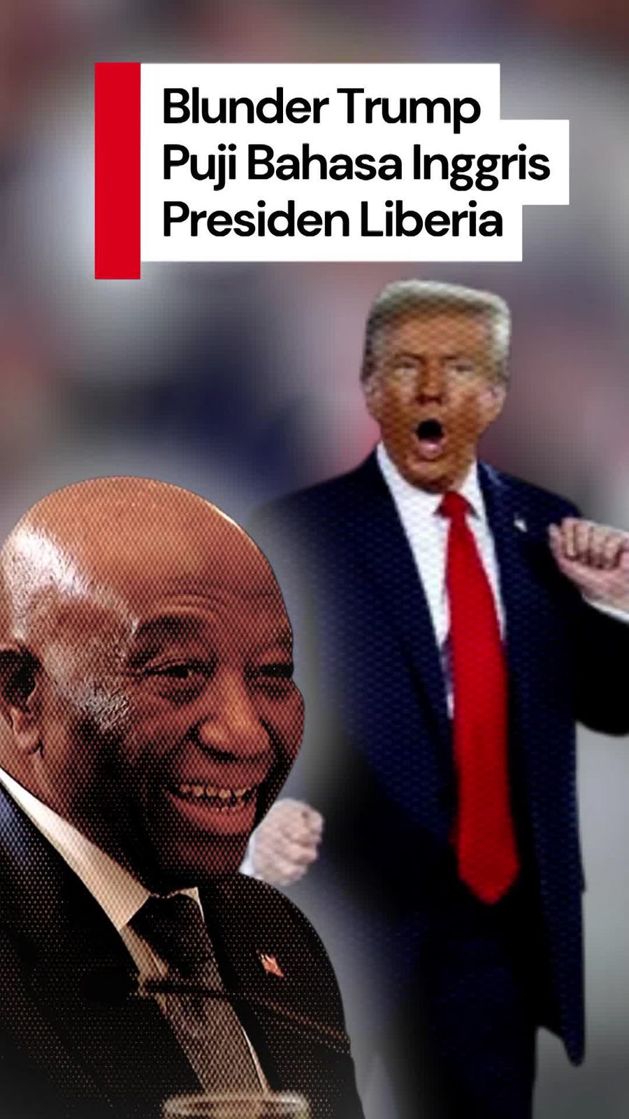 Video Trump Puji Bahasa Inggris Presiden Liberia, Bahasa Resmi Negara Itu