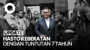 Video Hasto: Tuntutan 7 Tahun Penjara Sangat Tidak Adil