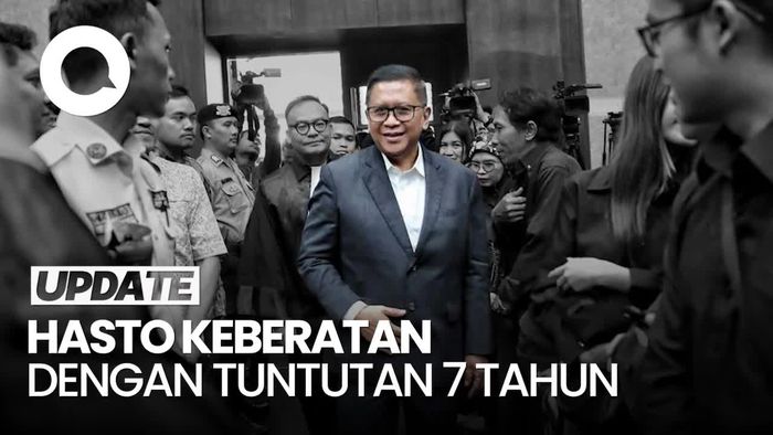 Video Hasto: Tuntutan 7 Tahun Penjara Sangat Tidak Adil
