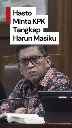 Video Hasto Minta KPK Tangkap Harun Masiku: Agar Pokok Perkara Jadi Terang