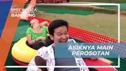 Meluncur dengan Ban di Perosotan Tinggi yang Menantang di Bandung 