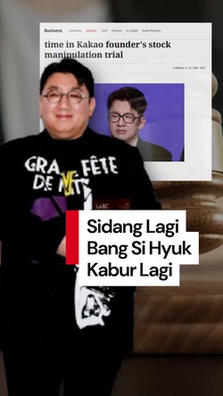 Video: Bang Si Hyuk Mangkir Lagi di Sidang Manipulasi Saham